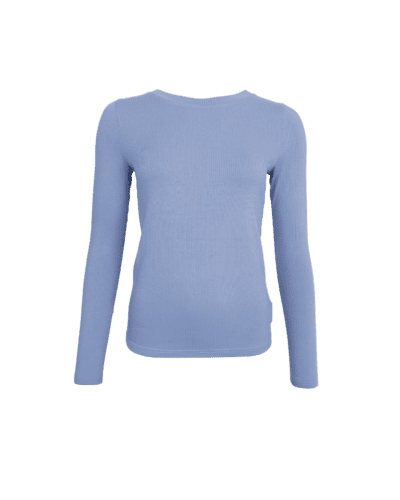 Tea síðerma bolur Light Blue