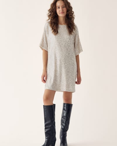 NOELLA Lorah dress silver