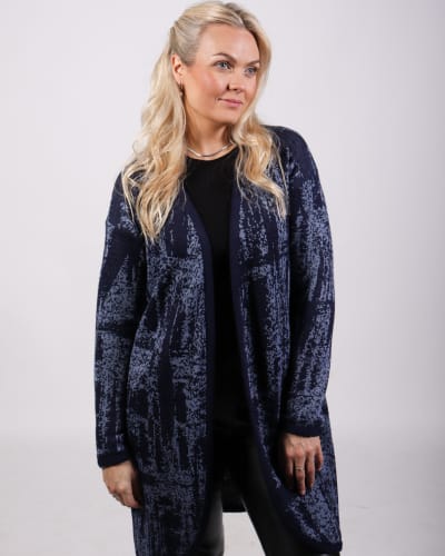 Rok peysa Dökkblá/ljósblá