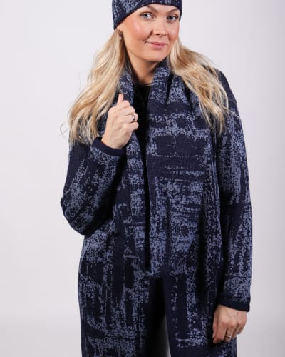 Rok hringtrefill Dökkblátt/ljósblátt