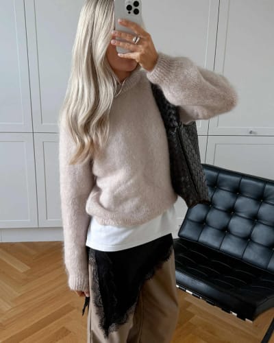 NOELLA N-LATORA KNIT OYSTER