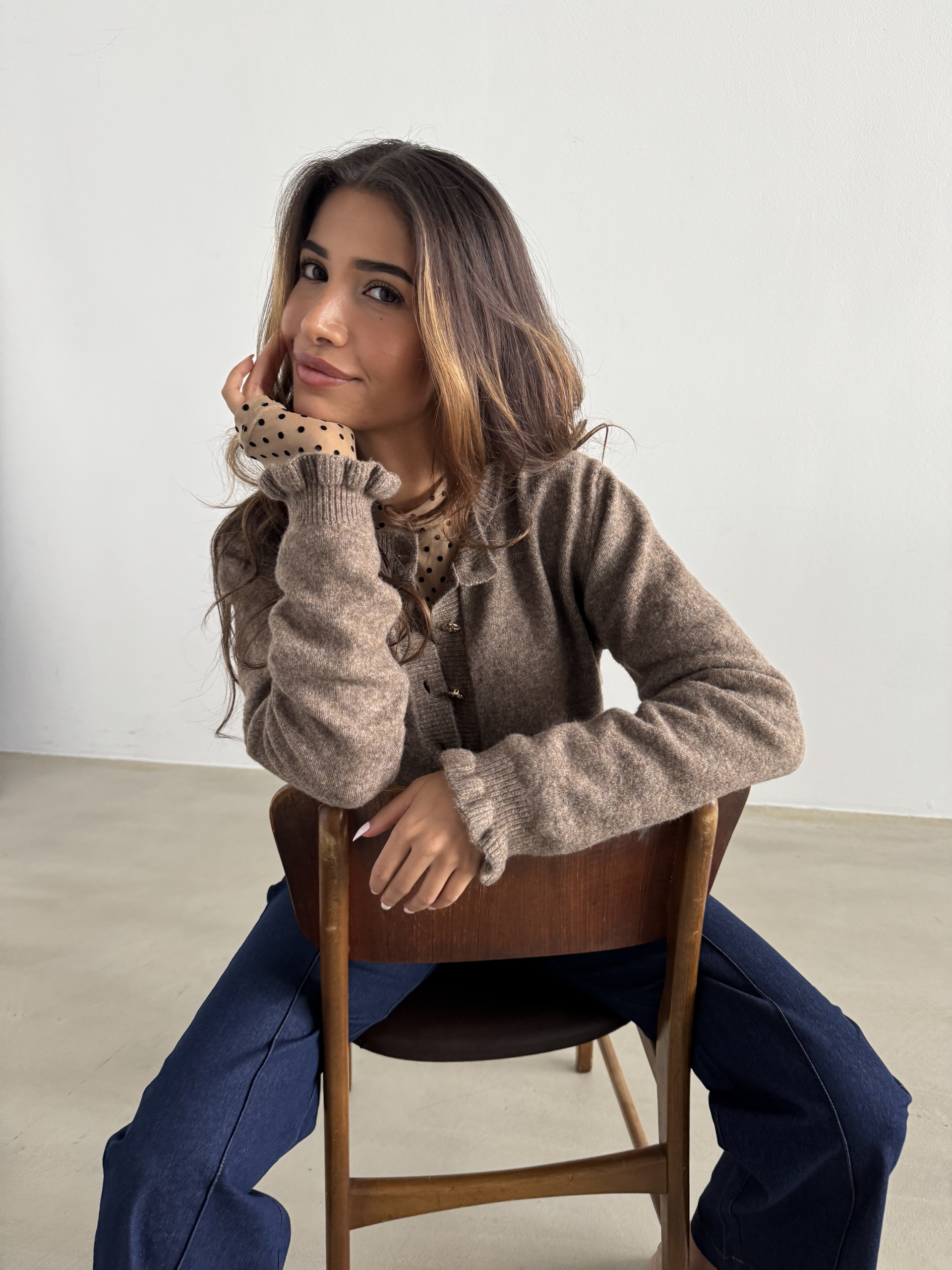 CONTINUE Sisse gold knit