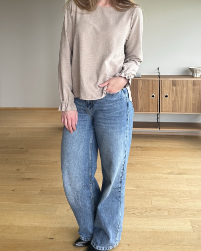 Fjóla skyrta sand