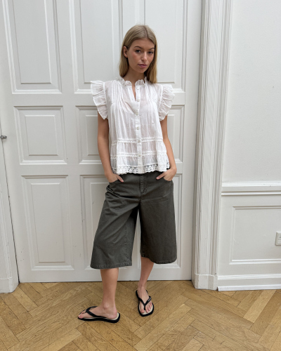 CONTINUE Audrey short sleeve white