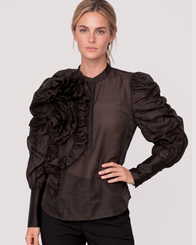 GOSSIA DevineGO blouse coffee
