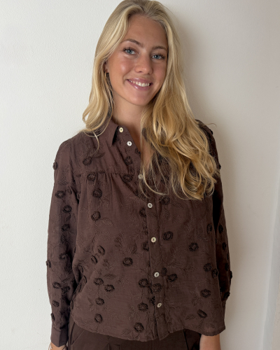 CONTINUE Minna long sleeve brown