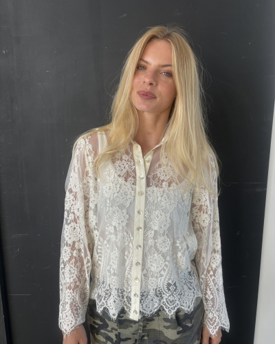 CONTINUE Paloma lace off white