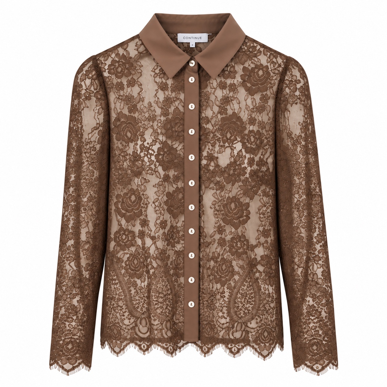 CONTINUE Paloma lace caramel